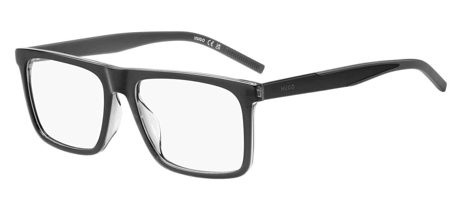 Das Bild zeigt die HUGO Fassung HG1339/G CBL leicht seitlich., Zubehor, Brillen, Sonnenbrille